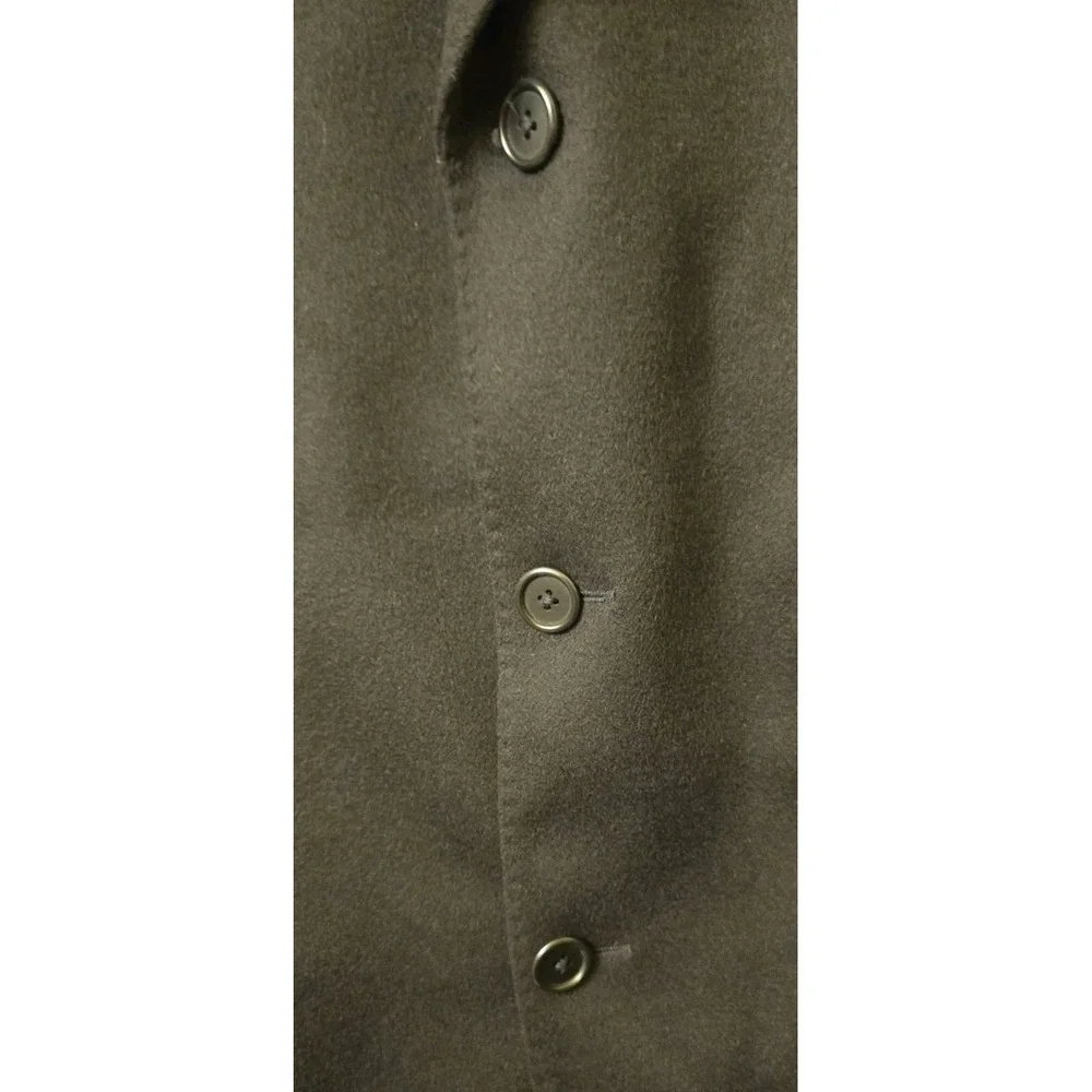Hathaway Platinum 100% Cashmere Sport Coat Blazer Black 44R Classic Tailored Fit
